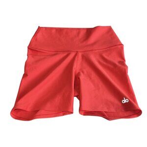 ALO Yoga 5" Airlift Energy Shorts in Red Hot Summer